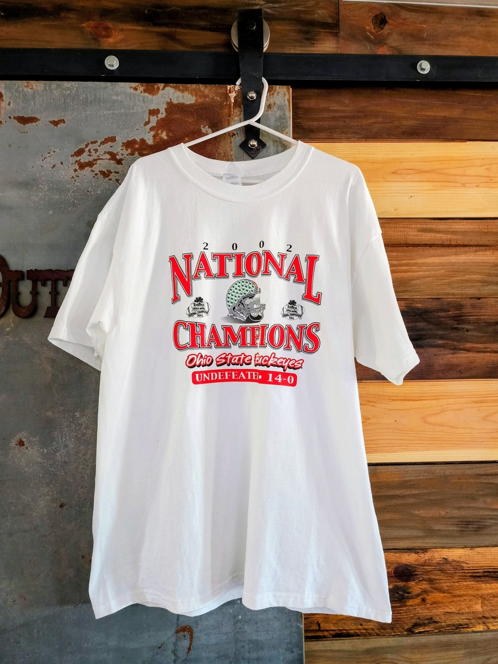 Ohio State Buckeyes 2002 National Champions Graphic TEE